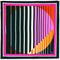 "Lignes Parallèles III" Pochette / Petit Foulard en Soie